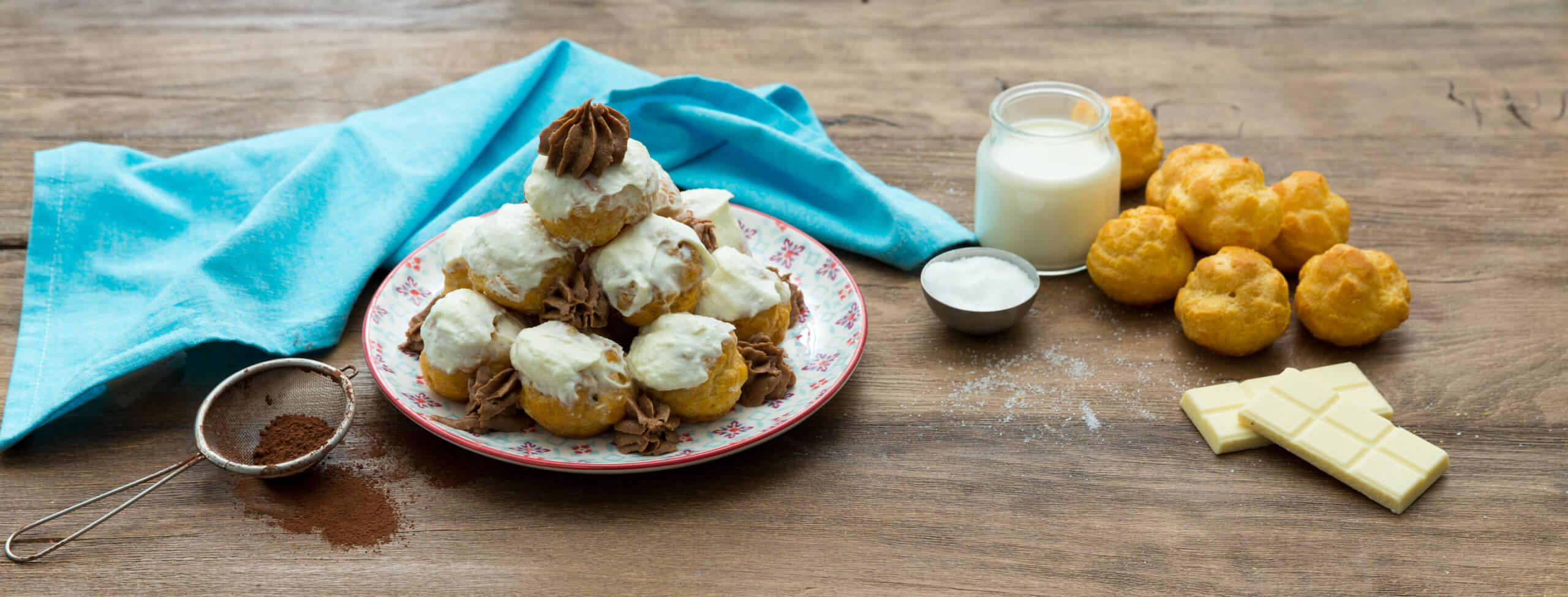 Rezept | Weisse Profiteroles | Galbani